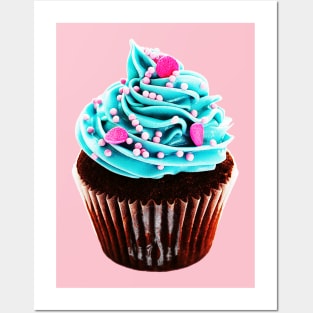 Cupcake skull Posters and Art